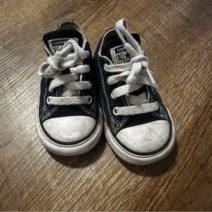 Chuck Taylor All Star Black and White Toddler Size 5
